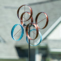 72 In. Metal Roundabout Breeze Wind Spinner
