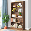 72 Inch Tall Bookcase With Storage Shelves For Bedroom Living Room Office