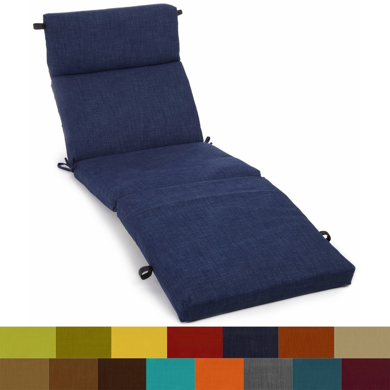Blazing Needles 72 Inch All Weather Chaise Lounge Cushion