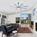 72 Ceiling Fan With Dimmable Led Light Remote Control