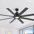 72In Ceiling Fan With Lights And Remote Reversible Dc Motor 6 Speed Dimmable Led Fan For Living Room 72 Inch
