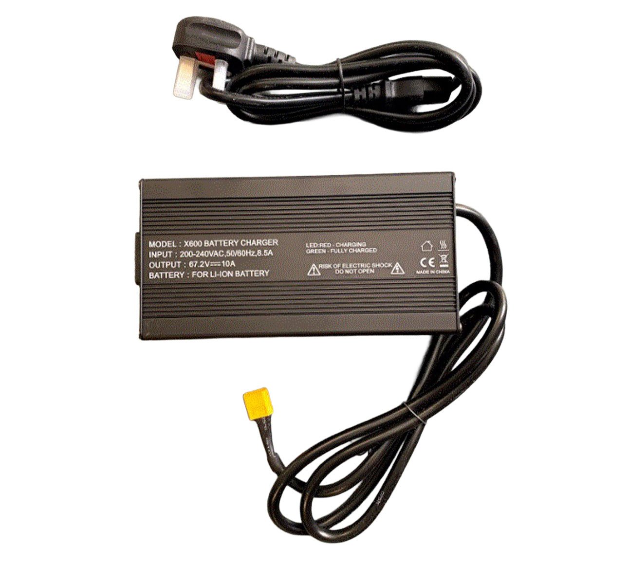 Charger 60v (67v) 10A Suitable for Electron Cycles Sur Ron & Talaria 63Ah/65Ah Trail Batteries