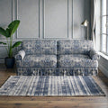 74 Luxury 3 Seater Cloud Couch With Deep Seat Fabric Sofa With Rolled Arms And Pleated Skirt For Apartment