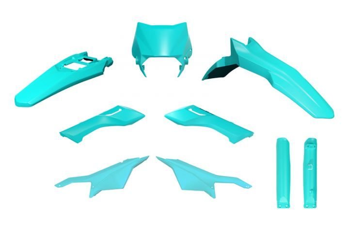 R-TECH COLOURED PLASTIC KIT 6PCS For Sur Ron Ultra Bee