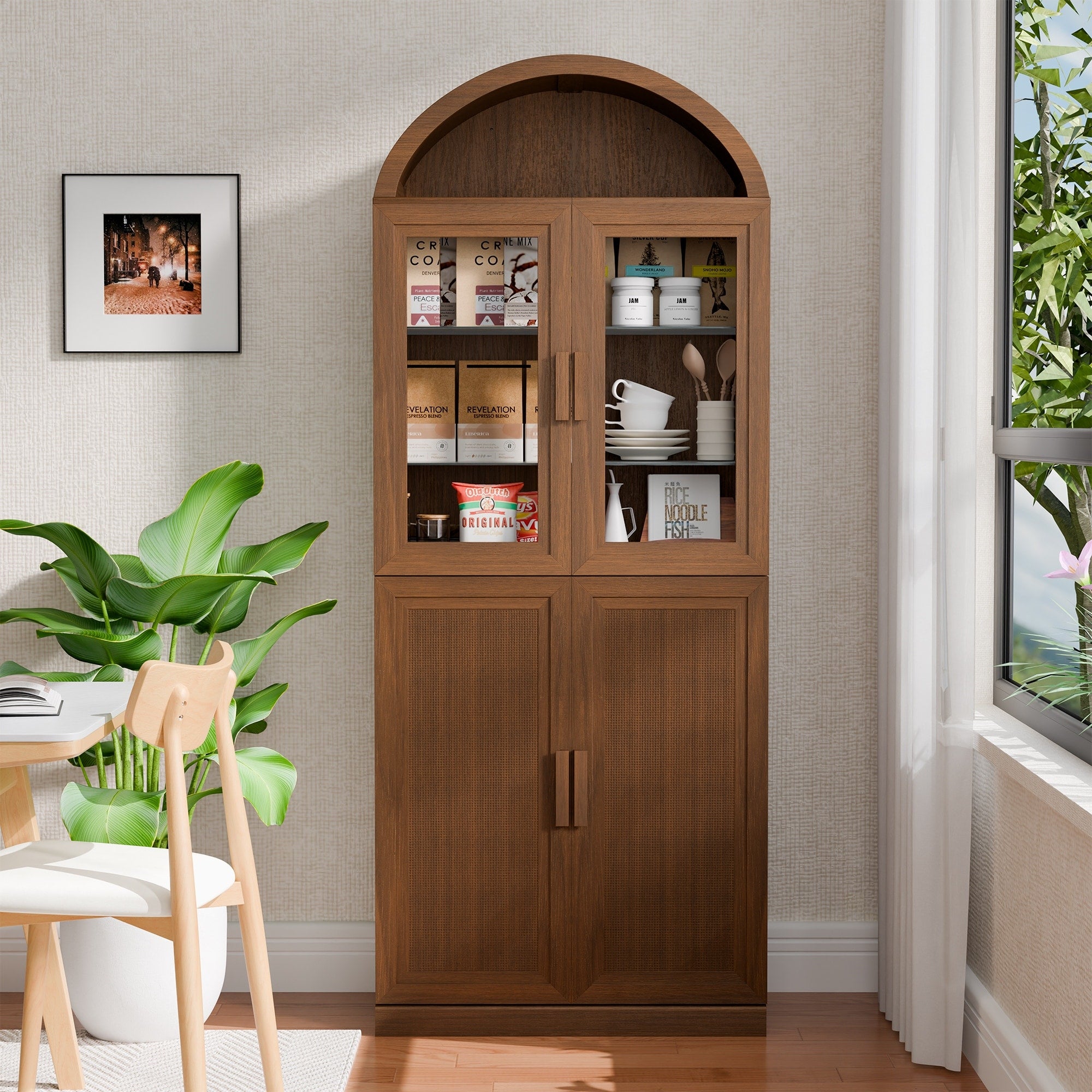 76 Wood Kitchen Pantry Cabinets Tall Storgae Cabinet Kitchen Storage