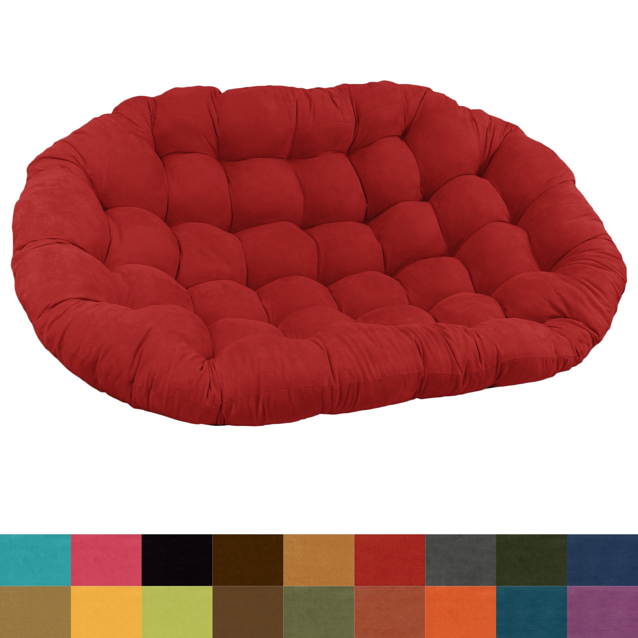 Blazing Needles 78 Inch Microsuede Double Papasan Cushion