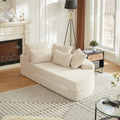 78.5 Inch Corduroy Semi Circular 2 In 1 Sofa Bed Designer Recliner With Pillow