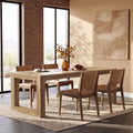 78.7 Inch Dining Table For 6 8 People Wooden Kitchen Table