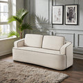 78.7 Modern Loveseat Sofa With Integrated Armrests Space Saving Double Seat Couch For Small Living Room Or Bedroom