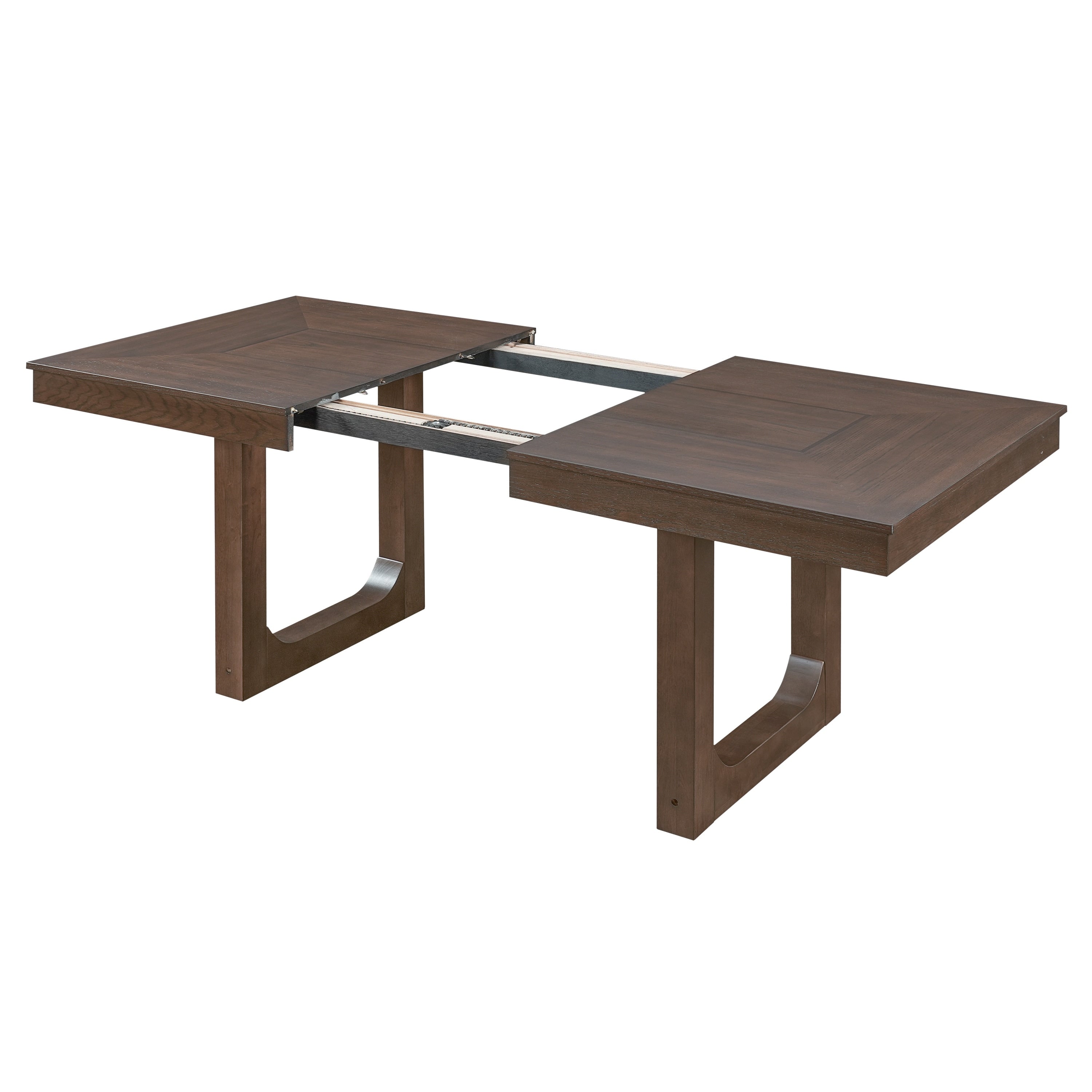 78 Extendable Dining Table Farmhouse Wooden Kitchen Table With Removable Leaf For Family Gatherings
