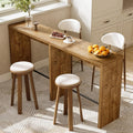 78 Extra Long Narrow Modern Bar Table Counter Height Top Pub Table 15.55 D X 78.74 W X 37.4 H