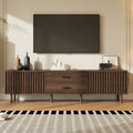 78 Modern Tv Stand Media Entertainment Center With Ample Storage And Wood Legs For Living Room