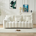78 Teddy Fabric Sofa With Three Soft Pillows