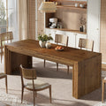 79 Inch Solid Wood Dining Table For 6 8 10 Farmhouse Rectangular Kitchen Table 78.74 L X 27.56 W X 29.52 H