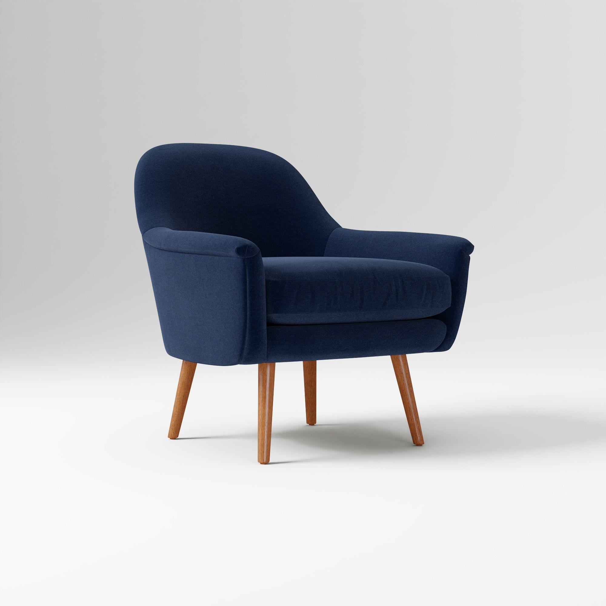 Phoebe Armchair - Wood Legs