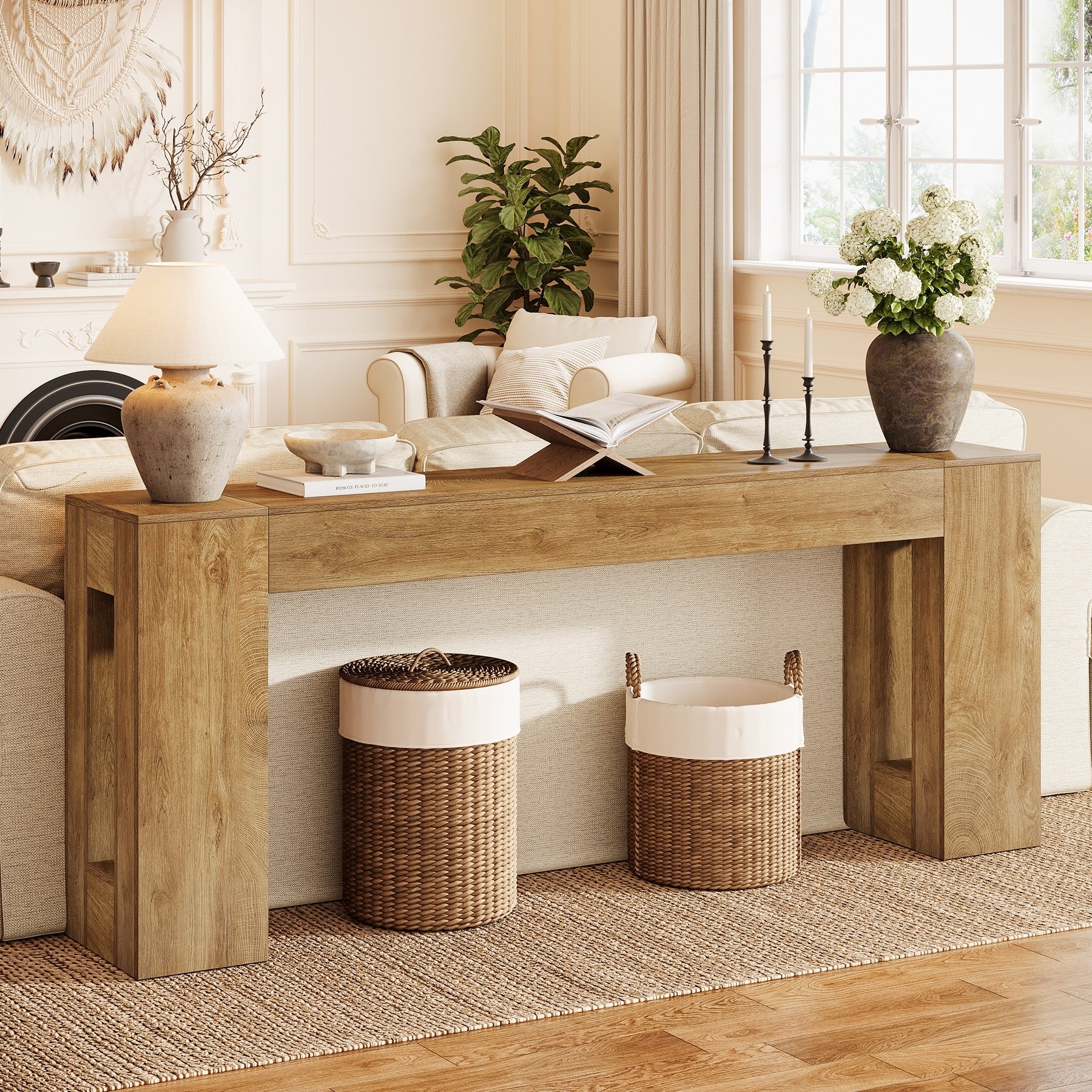 79 Long Console Tables For Entryway Farmhouse Narrow Sofa Table Behind Couch 13.7 D X 78.7 W X 31.8 H