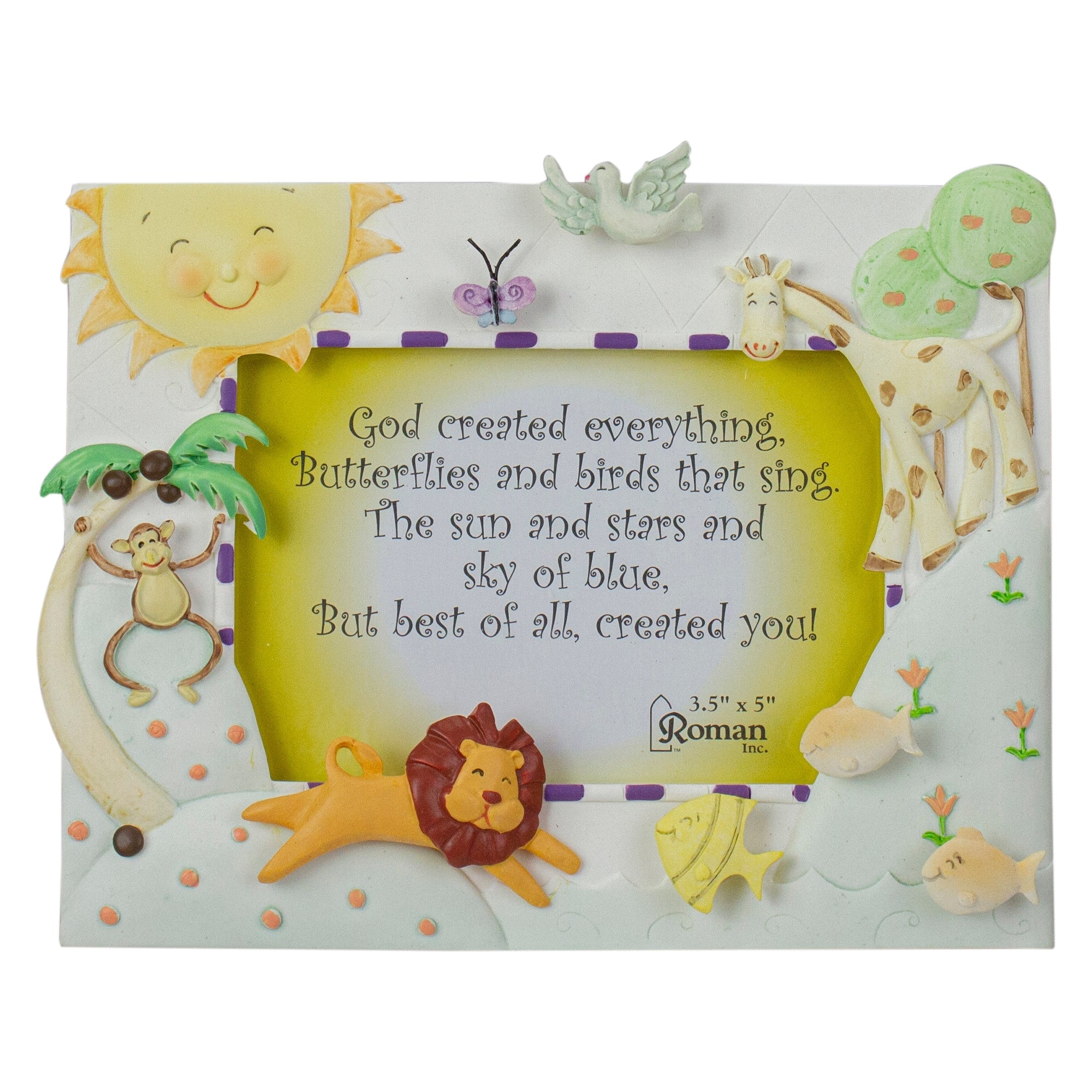 7 God Created Everything 3 D Animal Picture Frame