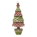 7 Merry Bright Red Green And White Glitter Shatterproof Christmas Tree Ornament