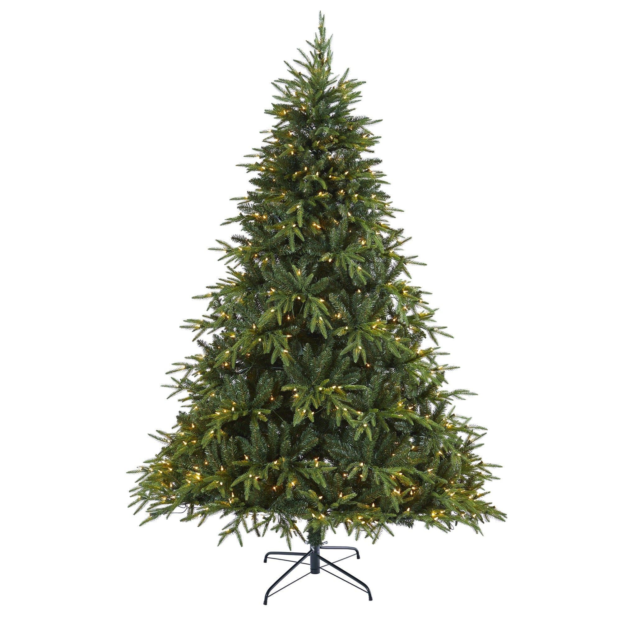 7 Colorado Mountain Fir Christmas Tree With 500 Clear Led Lights Green