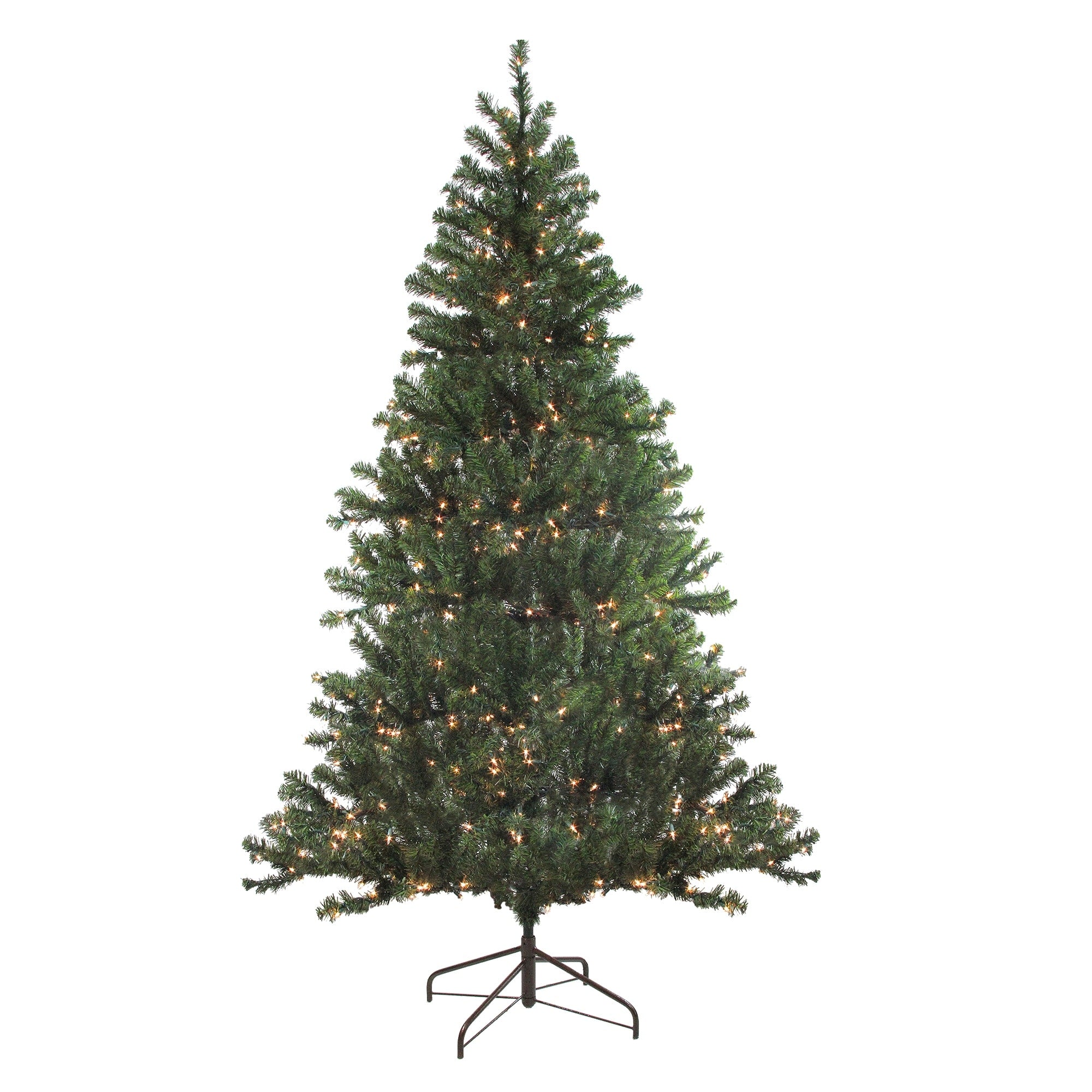 7 Pre Lit Balsam Pine Artificial Christmas Tree Clear Lights