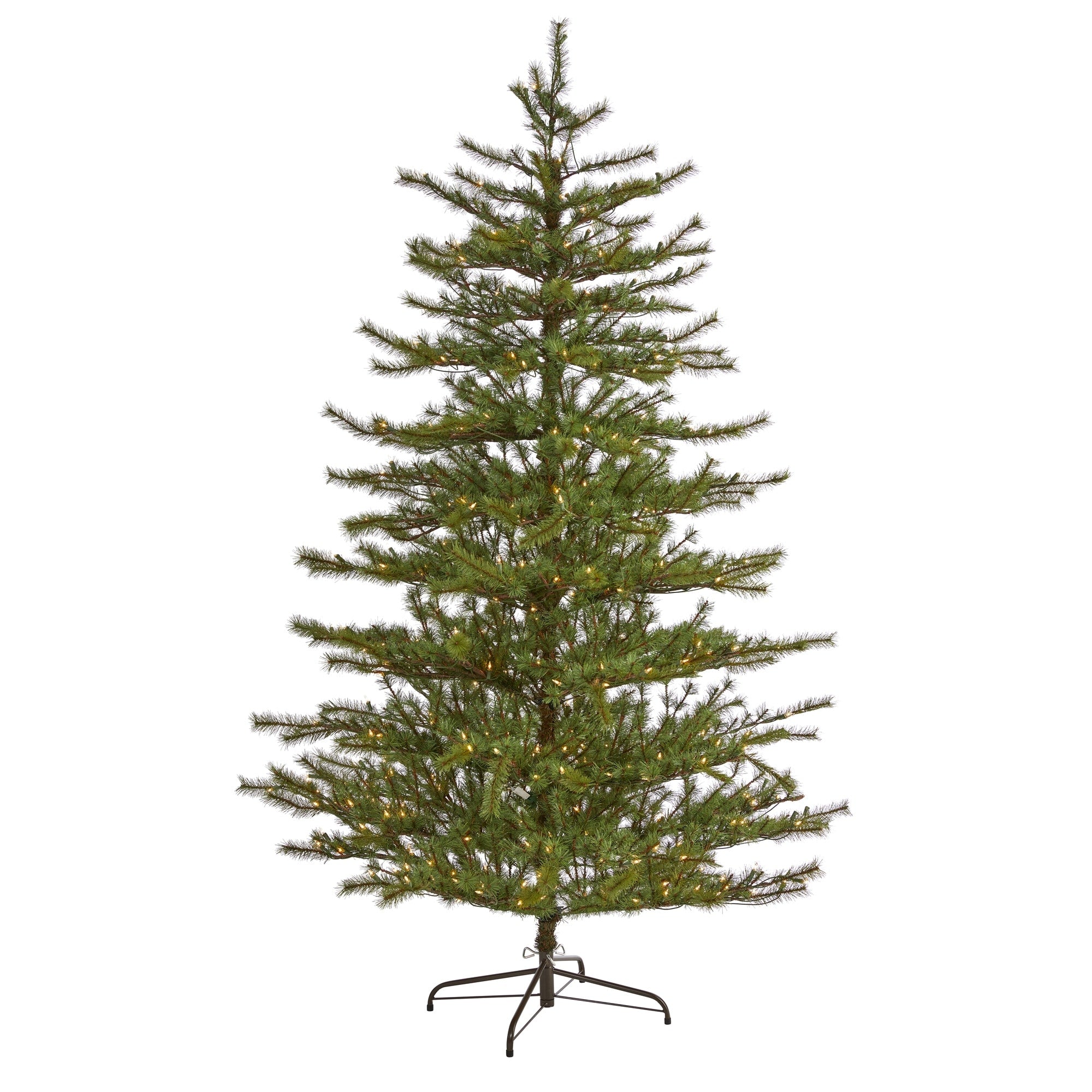 7 Vancouver Mountain Pine Christmas Tree With 450 Clear Lights Green