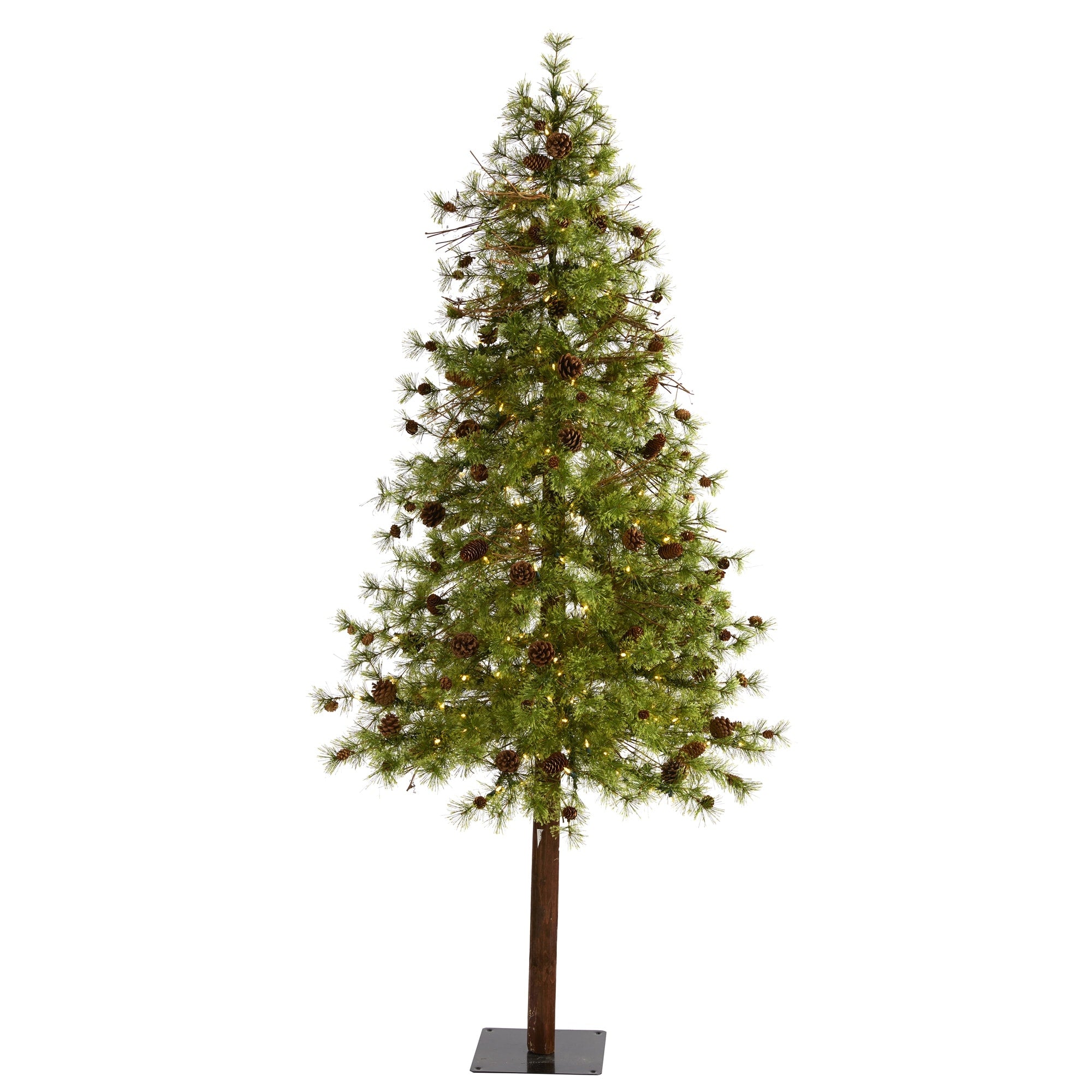 7 Wyoming Alpine Christmas Tree With 200 Clear Led Green