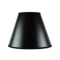 7X14X11 Bold Black With True Gold Lining Hard Back Empire Lampshade