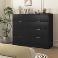 8 Drawers Dresser Chest Of Drawer For Bedroom Black Dressers Organizer Rustic Wardrobe Armoire Closet