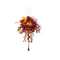 8 Light Multi Color Hand Blown Lighting Fixture