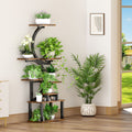 8 Tiered Indoor Plant Stand With 5 Grow Lights 10 Level Stepless Dimming Durable Thickened Metal Steel Pipe 0.8Mm