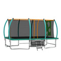8 X 14Ft Outdoor Square Trampolines For Kids Adults Long Rectangular Tumbling Trampoline