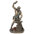 8.66 In H Hephaestus Greek God Figurine Poly Resin