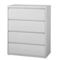 8000 Series 42 Wide 4 Drawer Lateral File Cabinet Light Gray