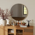 80Cm Bathroom Mirror Round Mirror Wall Mount 31.5