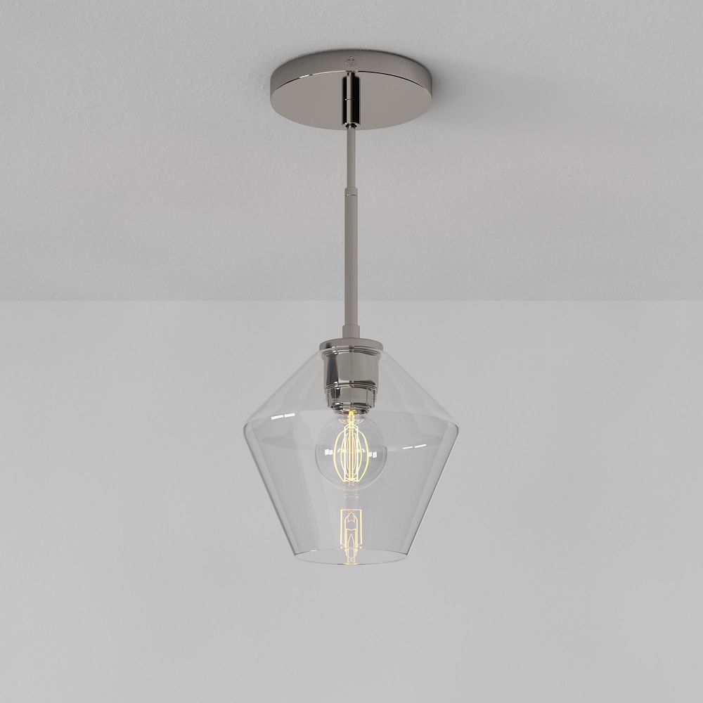 Sculptural Flat Bar Geo Pendant (15 cm − 38 cm)