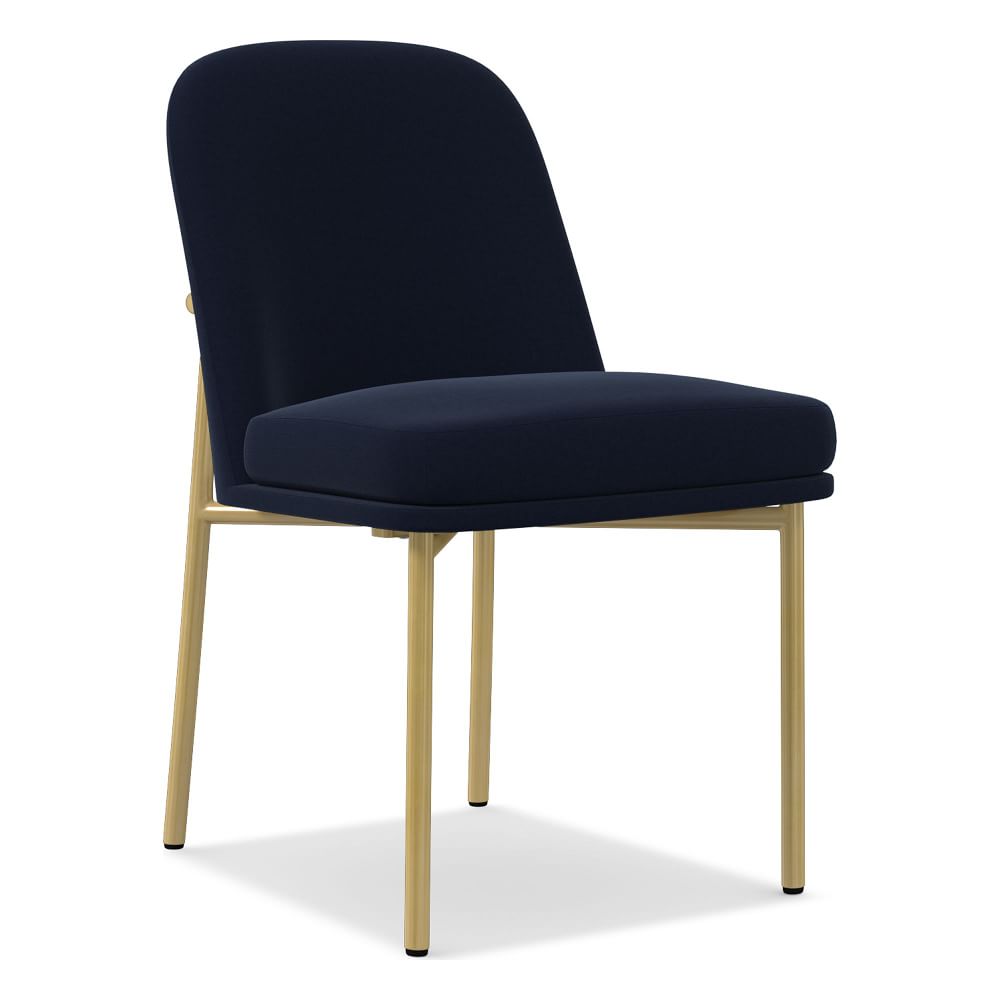 Jack Metal Frame Dining Chair - Ink Blue