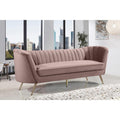 87 In.W Green Finish Velvet Upholstery Curved Straight Arm Sectional Sofa