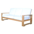 87 In.W White Finish Fabric Upholstery L Shaped Straight Arm Sectional Sofa