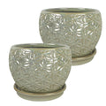 8 Elora Planter Pearl 2 Pk.