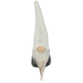 7.5 White Santa Gnome Head With Crochet Hat Tabletop Christmas Decoration N A