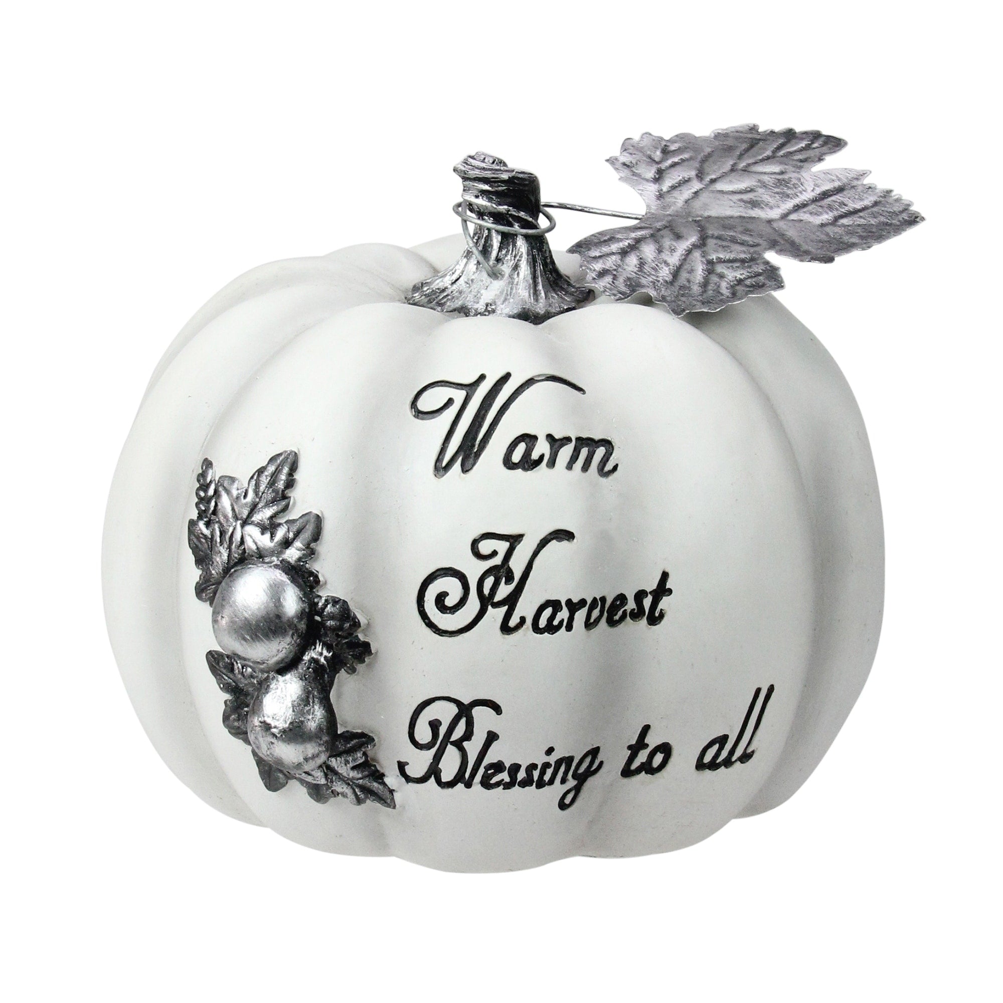 8 Warm Harvest Blessing Thanksgiving Table Top Pumpkin