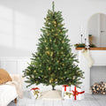 8 Medium Canadian Pine Artificial Christmas Tree Candlelight Led 8 Foot