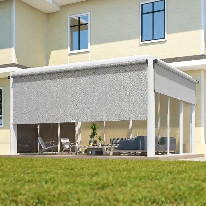 8 X 8 Outdoor Roller Shades 8W X 8L