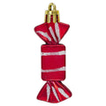 8Ct Red And White Peppermint Shatterproof Christmas Ornaments 2.25