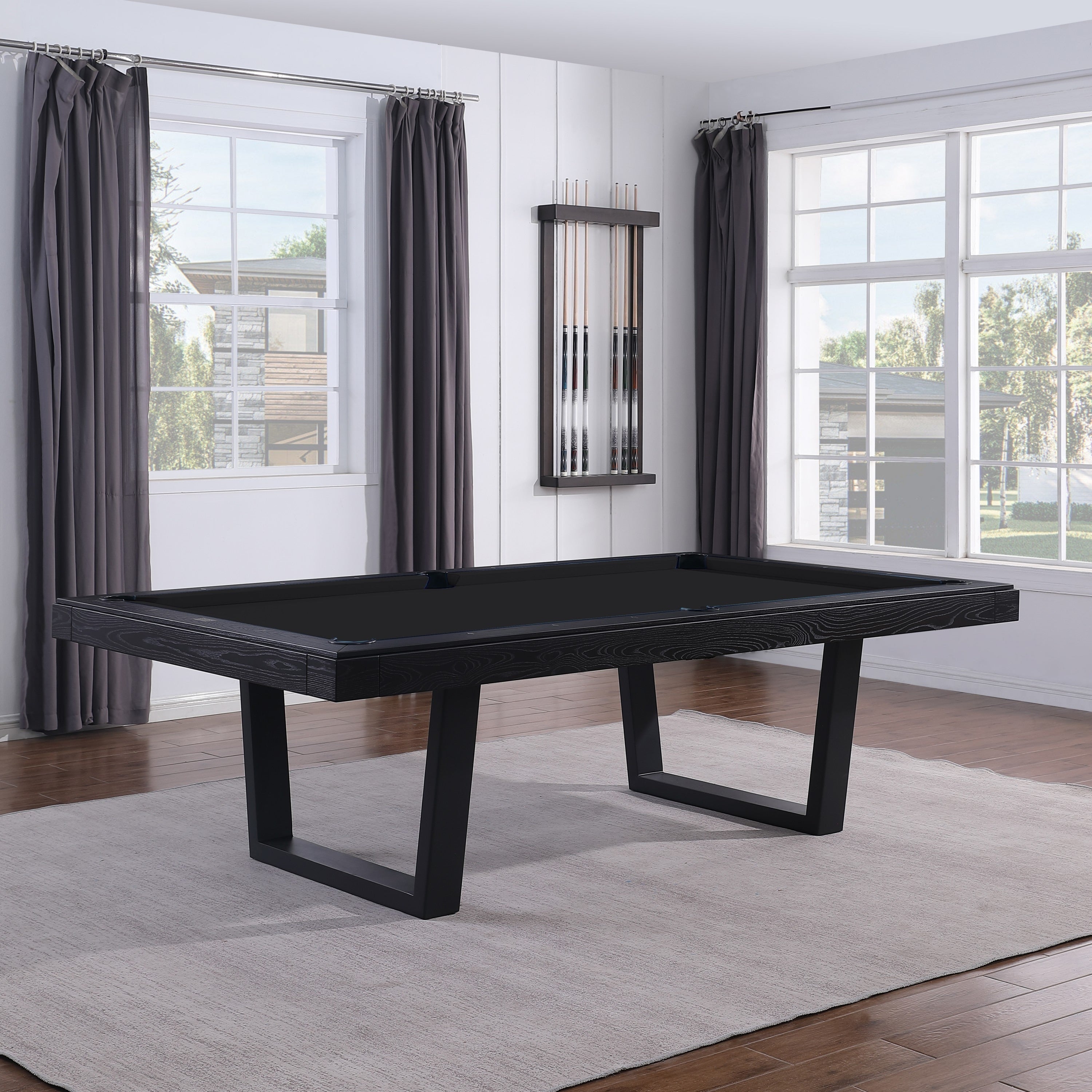 8Ft Unity Steel Frame Slate Pool Table With Dining Top