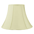 8X16X12 Egg Shell Shantung Bell Lampshade