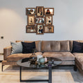 Hello Laura 9 Opening Decorative Wall Hanging Collage Puzzle Picture Photo Frame