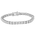 9 Ct Round Lab Created Diamond Tennis Bracelet 14K White Gold 7