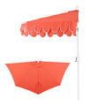 9 Ft Market Patio Half Umbrella With Crank Tilt Button And Uv Protection