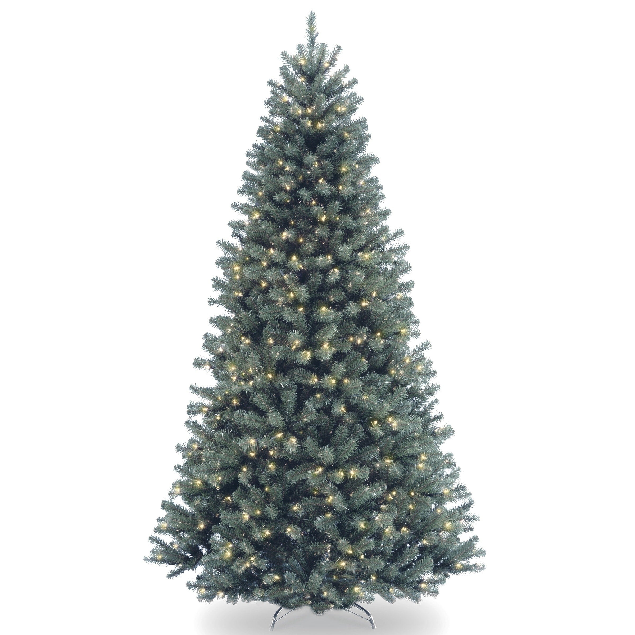 9 Ft. North Valley Blue Spruce Tree With Clear Lights